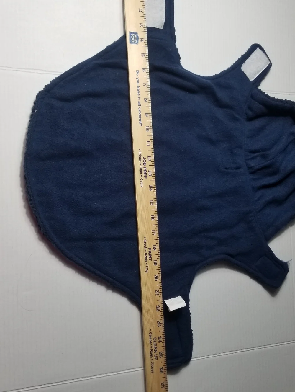 DOG BLUE SHERPA HOODIE COAT WITH EARS SIZE LARGE (RUNS SMALLER)